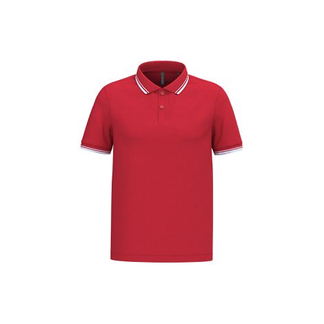 Polo homme manches courtes à rayures