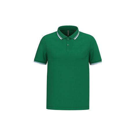 Polo homme manches courtes à rayures
