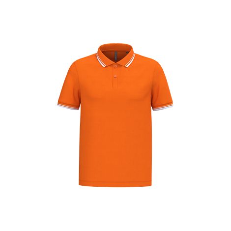 Polo homme manches courtes à rayures