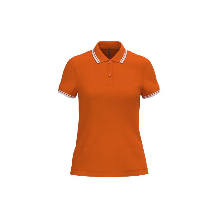  Polo femme manches courtes à rayures
