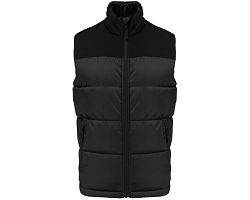 Bodywarmer matelassé bi-ton unisexe