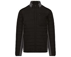 Veste bi-matière homme