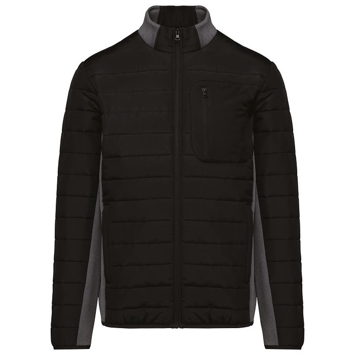  Veste bi-matière homme