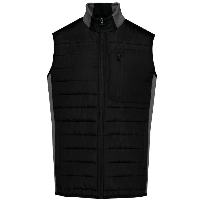  Bodywarmer bi-matière homme