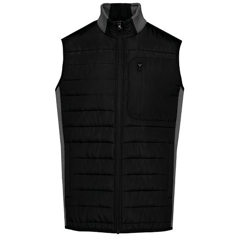  Bodywarmer bi-matière homme