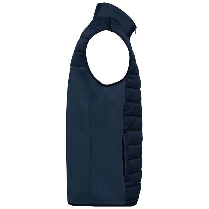  Bodywarmer bi-matière homme