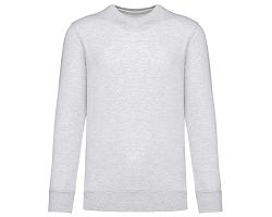 Sweat-shirt recyclé col rond unisexe