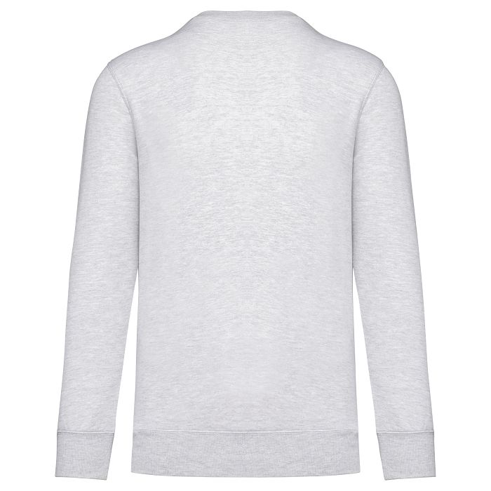  Sweat-shirt recyclé col rond unisexe