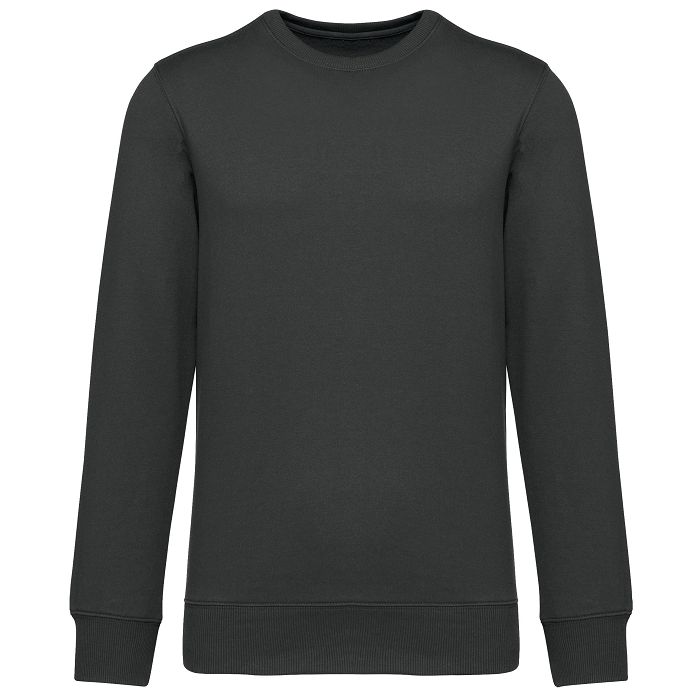  Sweat-shirt recyclé col rond unisexe