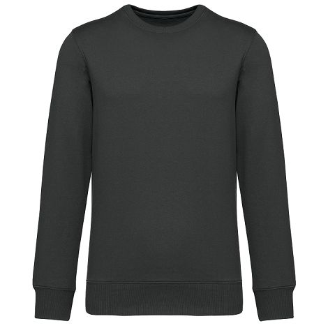  Sweat-shirt recyclé col rond unisexe