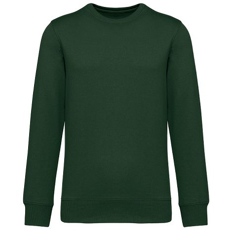  Sweat-shirt recyclé col rond unisexe