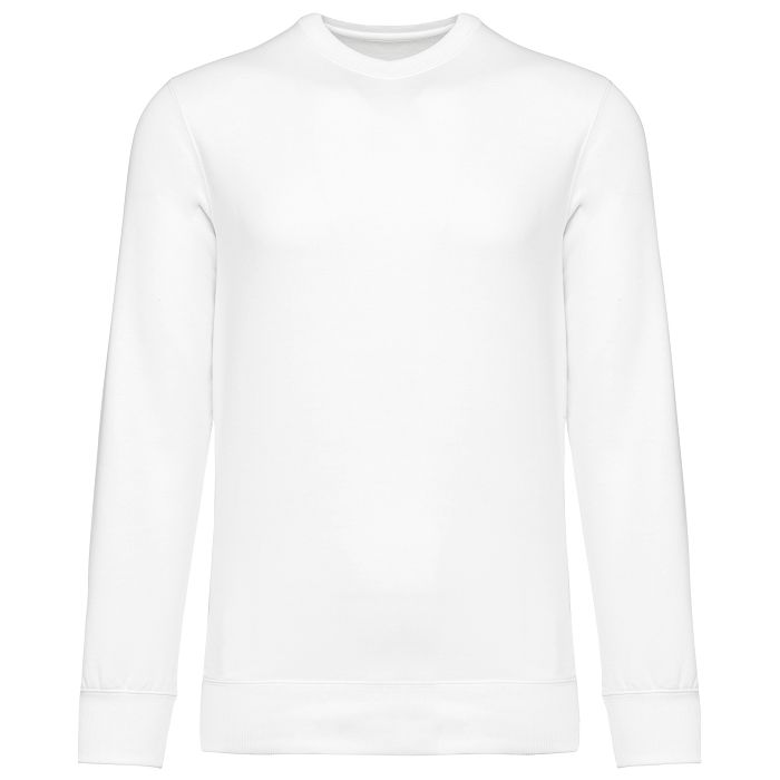  Sweat-shirt recyclé col rond unisexe