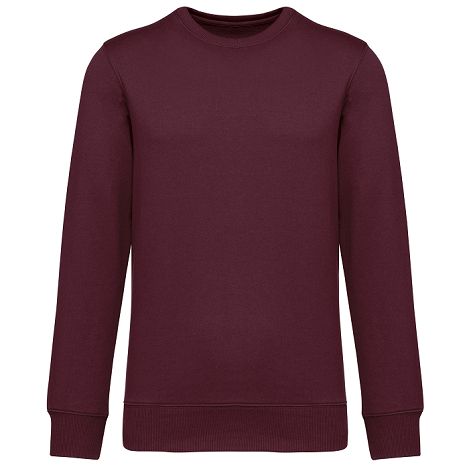  Sweat-shirt recyclé col rond unisexe