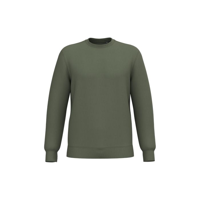  Sweat-shirt recyclé col rond unisexe
