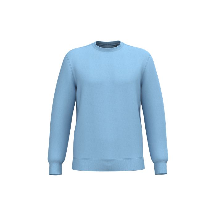  Sweat-shirt recyclé col rond unisexe
