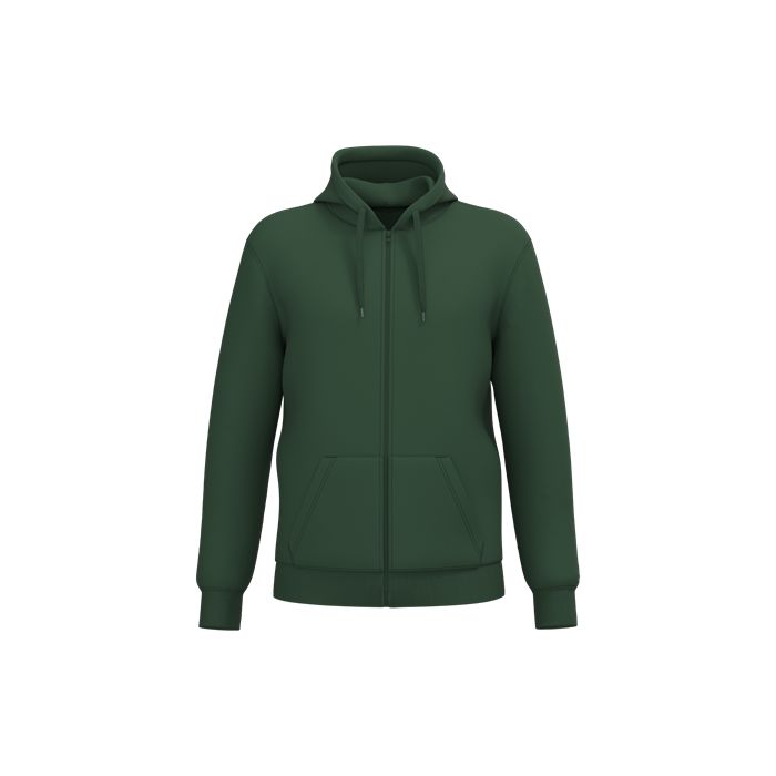  Sweat-shirt recyclé zippé à capuche unisexe
