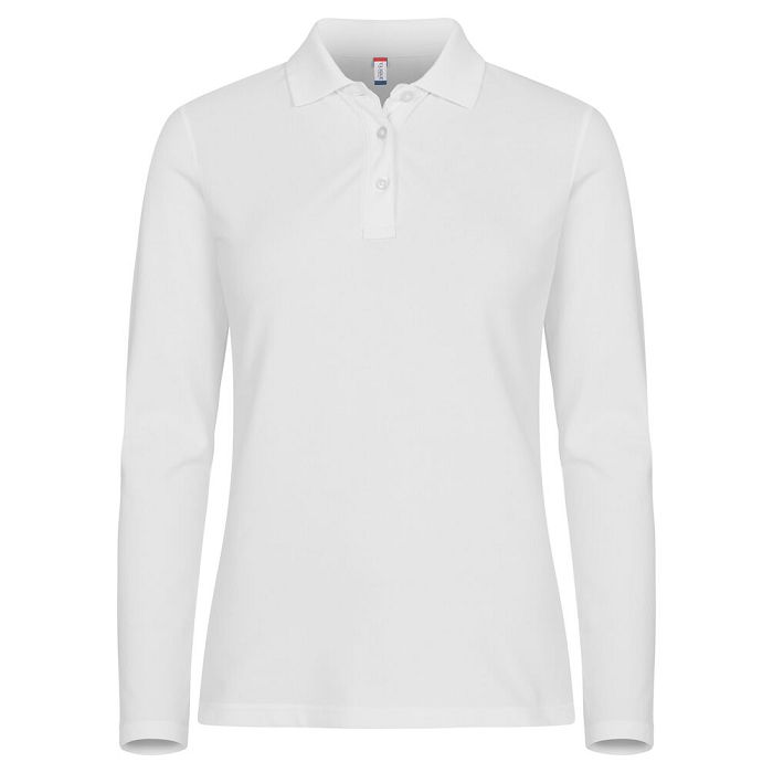  Stretch Premium Polo L/S Women