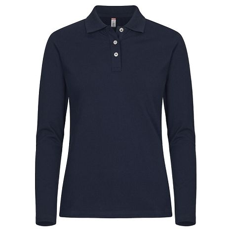  Stretch Premium Polo L/S Women