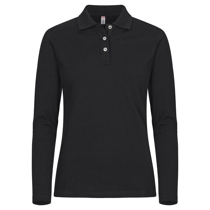  Stretch Premium Polo L/S Women