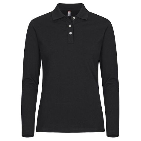  Stretch Premium Polo L/S Women