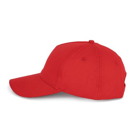  Casquette en coton et polyester recyclés K-loop - 5 panneaux