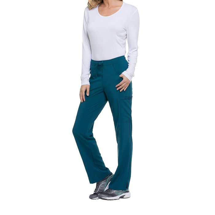  Pantalon à taille moyenne à cordon femme