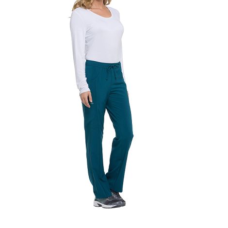  Pantalon à taille moyenne à cordon femme