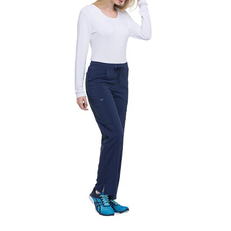  Pantalon à taille moyenne à cordon femme