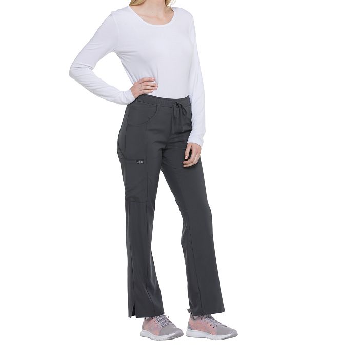  Pantalon à taille moyenne à cordon femme