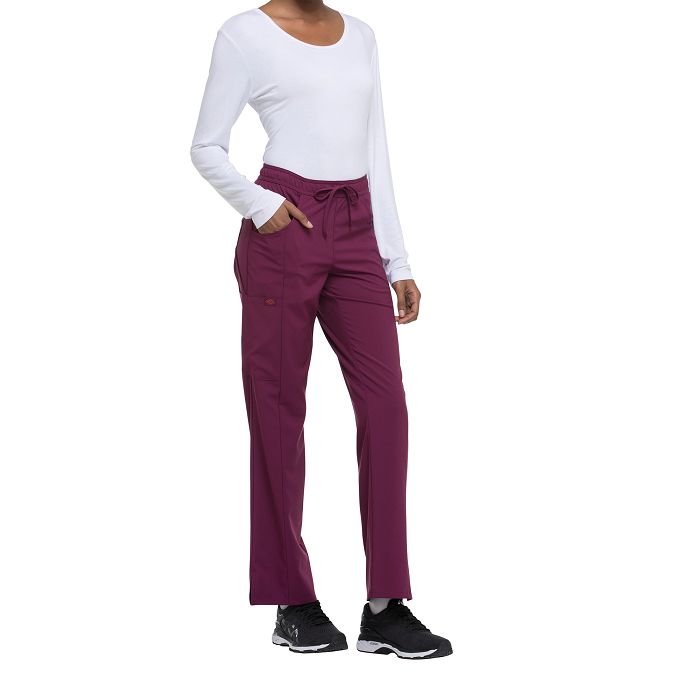  Pantalon à taille moyenne à cordon femme