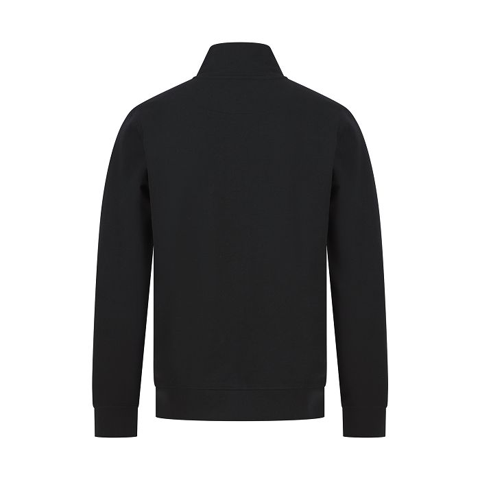  Sweat-shirt col zippé unisexe