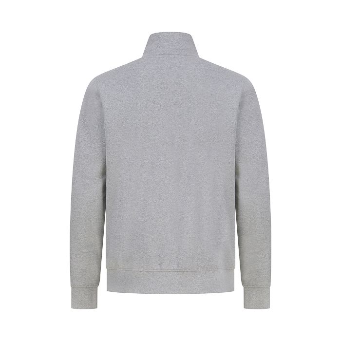  Sweat-shirt col zippé unisexe