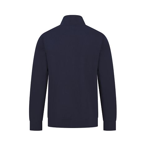  Sweat-shirt col zippé unisexe