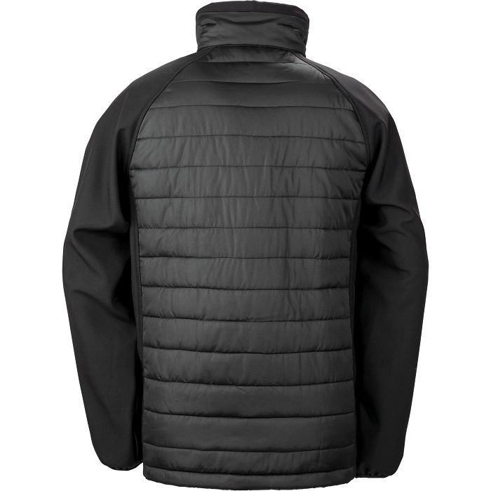  Veste softshell rembourrée black compass recyclée