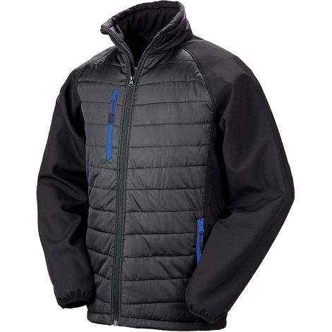  Veste softshell rembourrée black compass recyclée