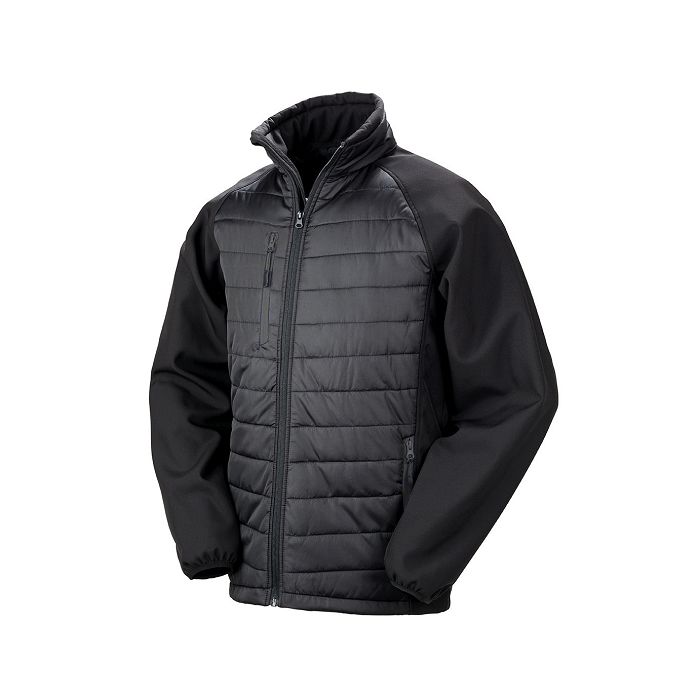  Veste softshell rembourrée black compass recyclée