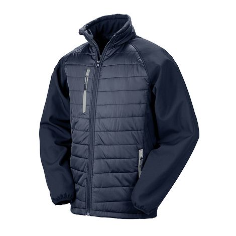  Veste softshell rembourrée black compass recyclée