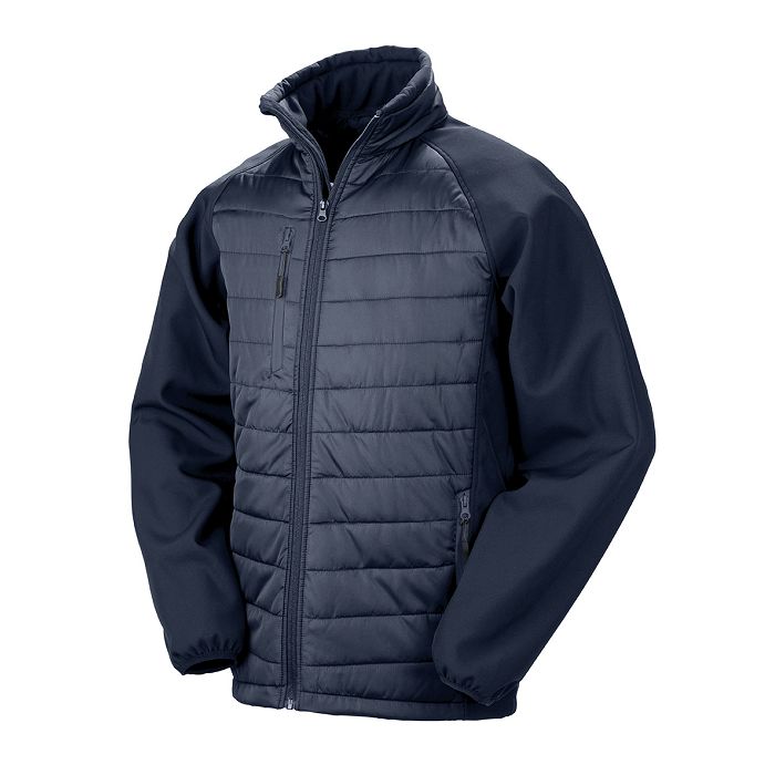  Veste softshell rembourrée black compass recyclée