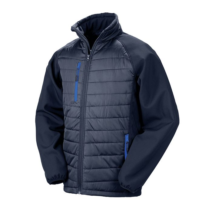  Veste softshell rembourrée black compass recyclée