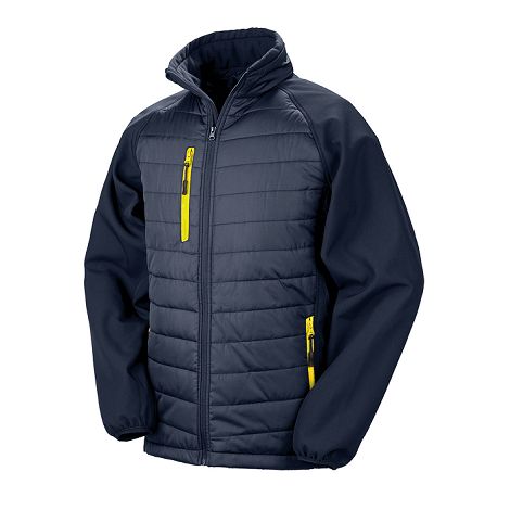  Veste softshell rembourrée black compass recyclée