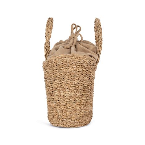  Sac panier demi-lune en jonc de mer