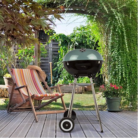 Barbecue à charbon - Vert