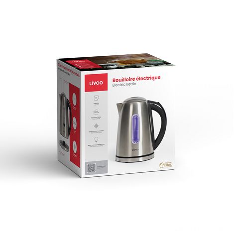 Bouilloire en acier inoxydable 1,7 L