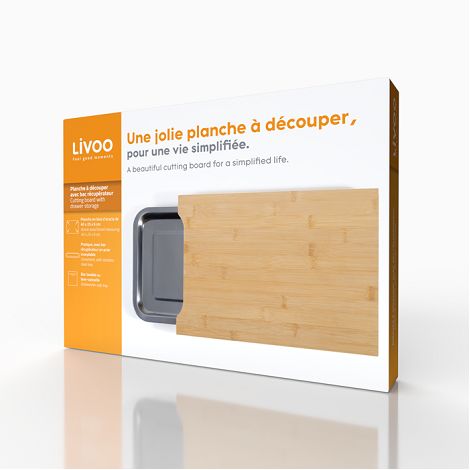 Planche à découper avec bac récupérateur