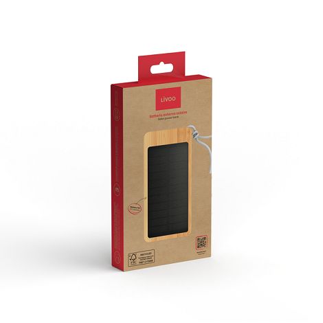 Batterie externe solaire 10 000 mAh