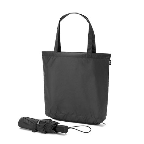 Parapluie pliable 21" en pongé 190T avec ouverture automatique