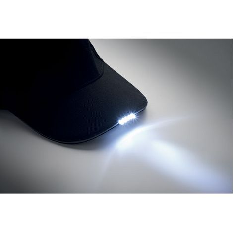  Casquette en coton LED à 5 pans