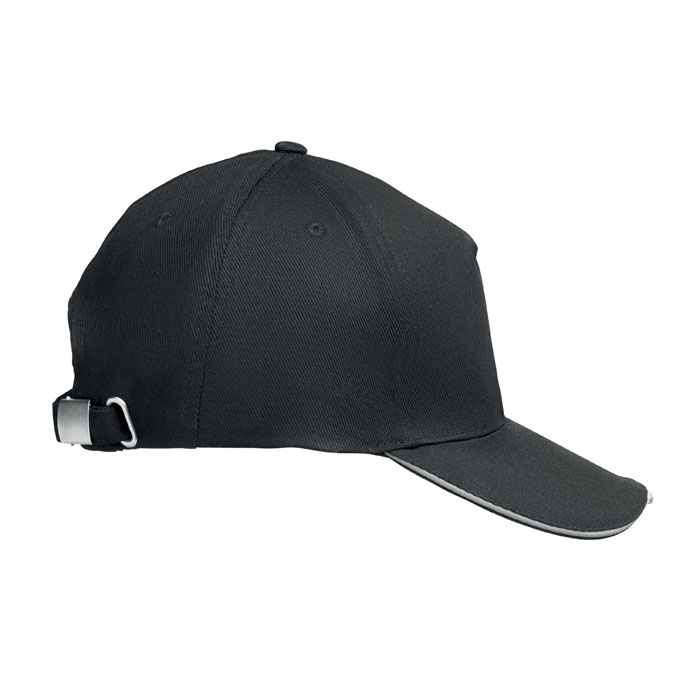  Casquette en coton LED à 5 pans