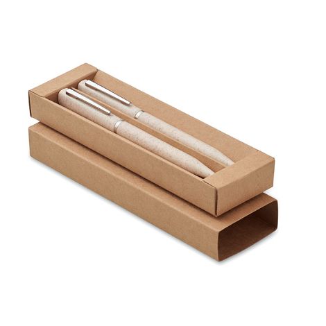  Set de stylo paille de blé/ABS
