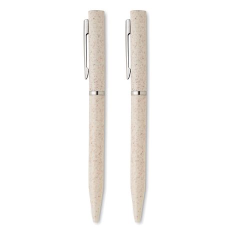  Set de stylo paille de blé/ABS